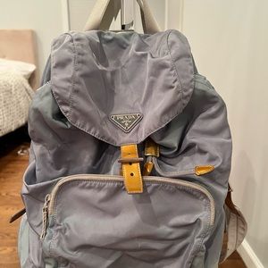 Prada Nylon backpack in light blue